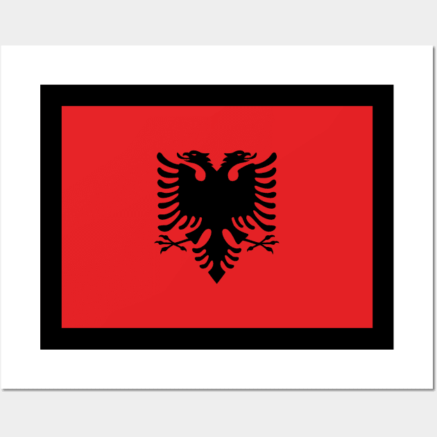 Albania Wall Art by Wickedcartoons